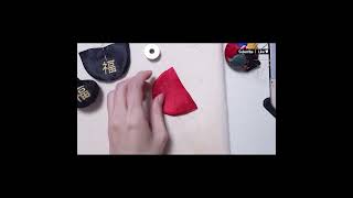 1분 만에 다보는 복주머니 만들기 diy hanbok sewing sewingtutorial handmade sewinghacks sewingtips 복주머니 [upl. by Ardna]