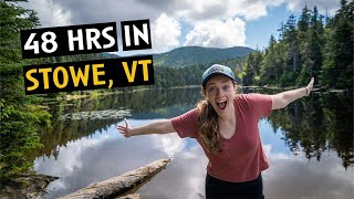 48 Hours in Stowe Vermont  Meeting the Von Trapps  Summer in Vermont [upl. by Bekaj]