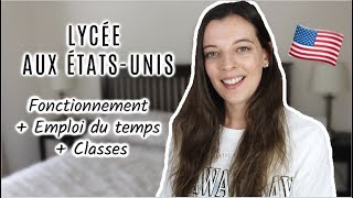 Le Lycée Américain  Comment ça fonctionne  🎓🇺🇸 [upl. by Jeb]