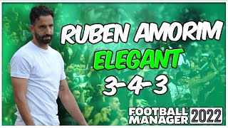 RUBEN AMORIMS INVINCIBLE 343 FM22 TACTICS 130 GOALS  BEST FM22 TACTICS [upl. by Meeka]