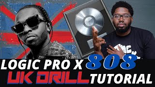 How To Make UK DrillPop Smoke 808s Glides in Logic Pro X 105 UPDATE  SAMPLER TUTORIAL [upl. by Oisacin]