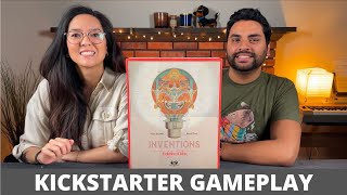 Inventions Evolution of Ideas  Kickstarter Playthrough amp Review [upl. by Ekralc]