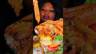 SNOW CRAB LEGS MUKBANG ‼️shorts [upl. by Lledal]