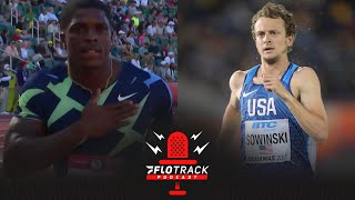 800m Runner Erik Sowinski Anchors USA 4x1 Relay With 98 Sprinters [upl. by Labors956]