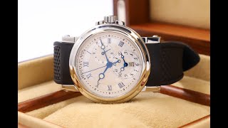 Breguet Marine GMT 42 mm 5857ST125ZU [upl. by Remos]