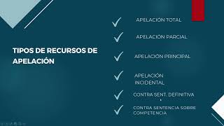 RECURSOS APELACIÓN LABORALtiposderecursossus efectos cómo y plazo audiencia y sentencia [upl. by Otsuj]