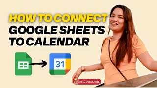 How to Connect Google Sheets to Google Calendar  Automate Calendar Scheduling [upl. by Ruffi]