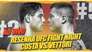 UFC PAULO BORRACHINHA VS MARVIN VETTORI  REAÇÃO AO VIVO [upl. by Retsam]