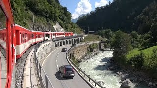 Matterhorn Gotthard Bahn Brig  Andermatt  Göschenen [upl. by Daria]