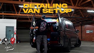 DETAILING VAN TOUR   NEW SHOP  MJDETAIL [upl. by Ellesig]