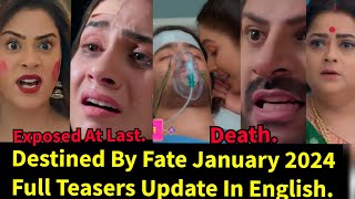 Destined By Fate Starlife January 2024 Teasers Update in EnglishRashmi Is ExposedVikrant Death [upl. by Inoue]