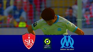 Brest vs Marseille Résumé et Buts  Ligue 1 202425 [upl. by Isaak]