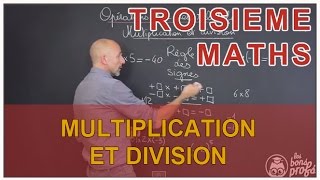 Multiplication et division  Mathématiques 3e  Les Bons Profs [upl. by Aititel154]