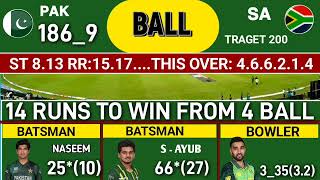 PAK vs SA Live match today time  pak Vs SA Ist T20 Watch Commentary amp Score [upl. by Giuseppe533]