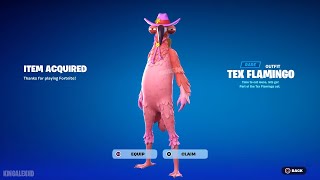 How To Get Tex Flamingo Skin NOW FREE In Fortnite Unlocked Tex Flamingo Bundle [upl. by Shaver]