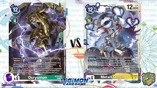 DIGIMON TCG Remote match DigiPolice Black vs MetalEtemon Black [upl. by Hnaht102]