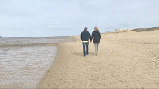 Ein Spaziergang am Strand und auf dem Deich zwischen Duhnen Steinmarne und Döse Cuxhaven live Webcam [upl. by Sufur]