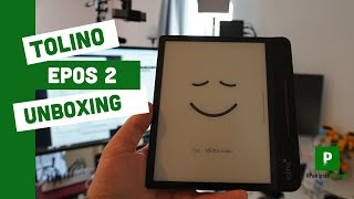 Tolino Epos 2 Unboxing und erster Eindruck [upl. by Tiat]