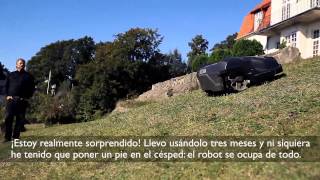 Robot Cortacesped Husqvarna  El Costacesped Automatico Todoterreno [upl. by Onairda283]