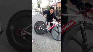 Cervelo soloist Vintage time trial bike test ride roadbike ttbike [upl. by Brelje]