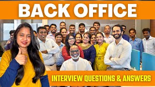 Back Office Interview Questions and Answers for Freshers and Experienced in HindiEnglish [upl. by Annhej47]