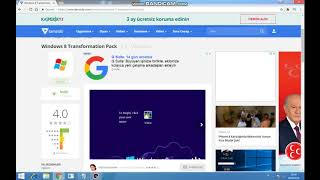 windows 7yi windows 8 yapma çok kolay 1 dk iş [upl. by Hairahs733]