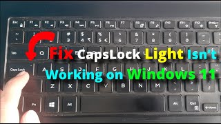 How to Fix Windows CapsLock Light isn’t Working  Easy Solutions [upl. by Luamaj]