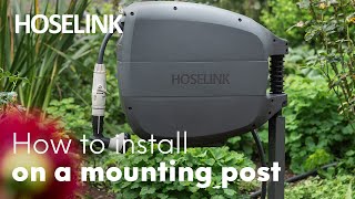 How to install the Evolve™ Retractable Reel on a Mounting Post 🔨 [upl. by Andromeda]