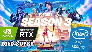 Fortnite Chapter 2 Season 3  RTX 2060 SUPER  I7 4790K  16GB 1080p Benchmark [upl. by Aicinoid]