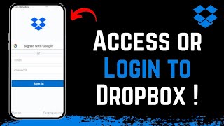 How to Access Dropbox  Dropbox Login [upl. by Maurili]