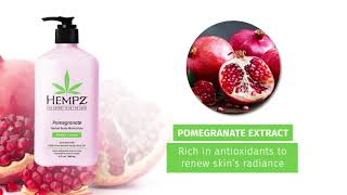 Hempz Pomegranate Herbal Body Moisturizing Lotion [upl. by Loferski]