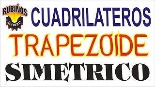 Cuadriláteros  Trapezoide Simétrico  Ejercicios Resueltos Geometría Rubiños [upl. by Kafka]