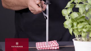 Victorinox  How to Sharpen Your Kitchen Knife [upl. by Neddy]