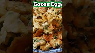 Yummy 😋 goose eggs [upl. by Mikel182]