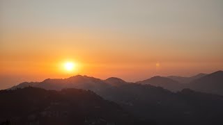 WINTER LINE MUSSOORIE  MAGICAL WINTERLINE MUSSOORIE  BEST SUNSET IN INDIA  CHAR DUKAN LANDOUR [upl. by Moor511]