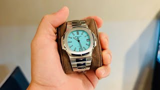 Patek Philippe Nautilus Tiffany 57111A Impressions ABSOLUTELY STUNNING 🤩 [upl. by Oilalue844]