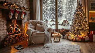 Dreamy Cozy Winter By The Fireplace [upl. by Aikar]