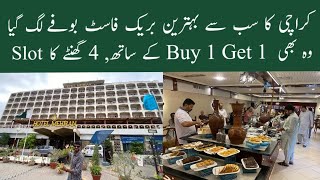 BreakFast Buffet At Mehran Hotel  Buy 1 Get 1 Free Offer Kay Sath  40 Plus Items [upl. by Ahsait463]