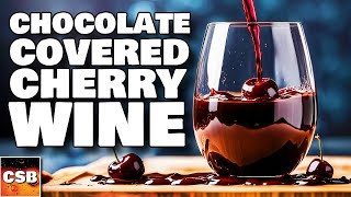 How to Make Chocolate Covered Cherry Wine at HOME [upl. by Ahseet]