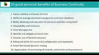 Business Continuity Management BCM for Students – with Achievement Certificate [upl. by Tarrah]