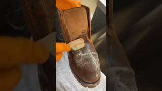 Cleaning a timberland shoe  Nubuck cleaning Hacks [upl. by Latoya434]