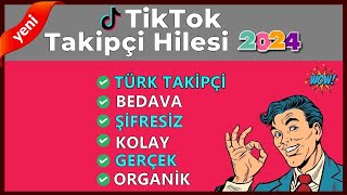 TikTok Takipçi Hilesi 2024  YEMİN EDERİM GERÇEK 40 BİN Takipçi Geldi [upl. by Isewk]