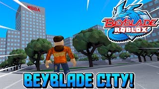 Welcome to Beyblade City HUGE NEW UPDATE Roblox Beyblade Rebirth [upl. by Alister34]