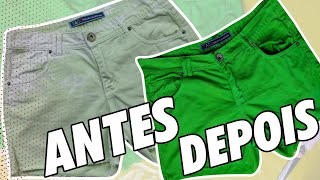 COMO TINGIR ROUPA JEANS SUPER FÁCIL  Théo e Tintas [upl. by Ahseryt]