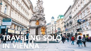 Traveling Solo in Vienna  Austria Day 1 4k [upl. by Kaiulani]