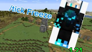 New minecraft command tick freeze in 121 [upl. by Anabelle]