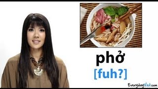 Learn Vietnamese Lesson 15 Vietnamese Food How To Pronounce Pho Banh Mi amp More [upl. by Airat]