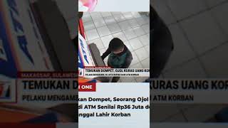 Temukan Dompet Ojol Kuras Uang Senilai Rp36 Juta Milik Korban viralvideo news shorts foryou [upl. by Nomaj851]