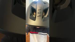 New sick fox helmet helmet safety safetyfirst mtb jump bmx foxracing [upl. by Deva463]