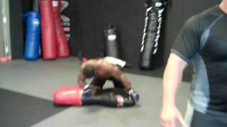 Jay Glazer Tortures Tyron Woodley in 8Min Workout [upl. by Essie328]